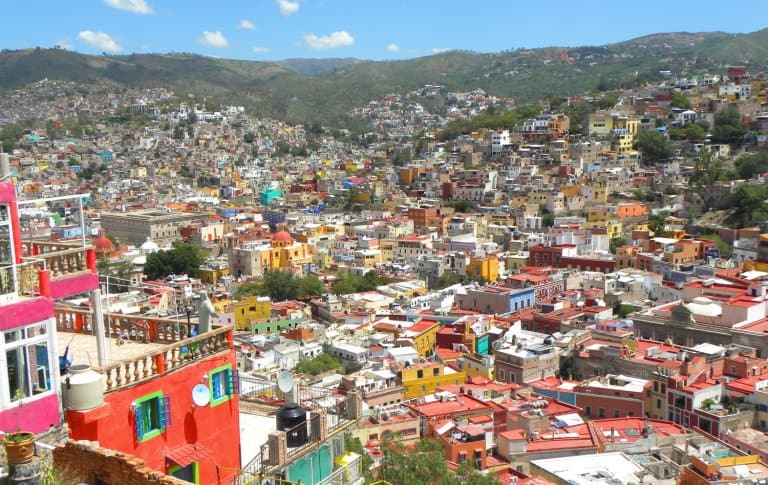 vistas sobre Guanajuato Mexico