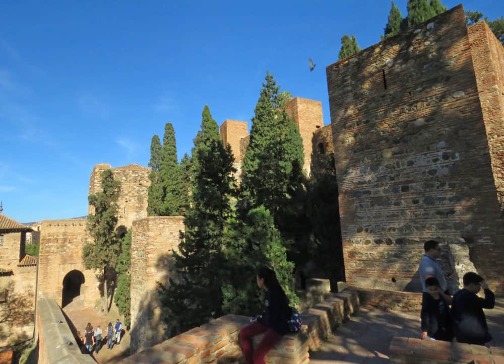 Alcazaba of Malaga Spain