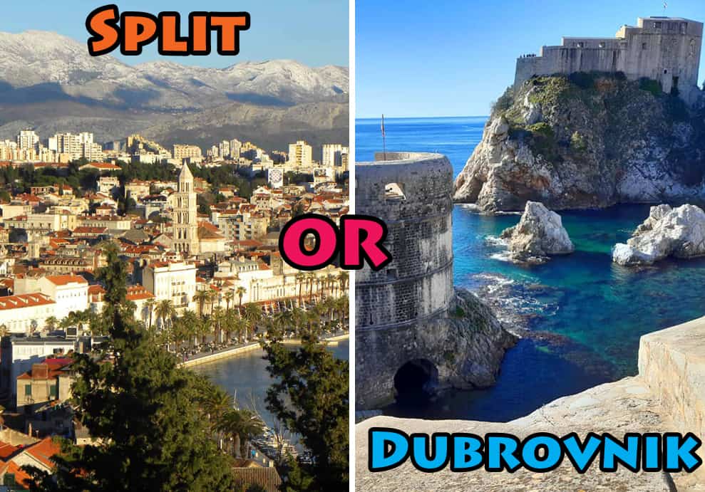 Split or Dubrovnik: Which City to Visit?