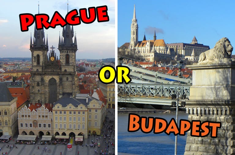 should i visit budapest or prague