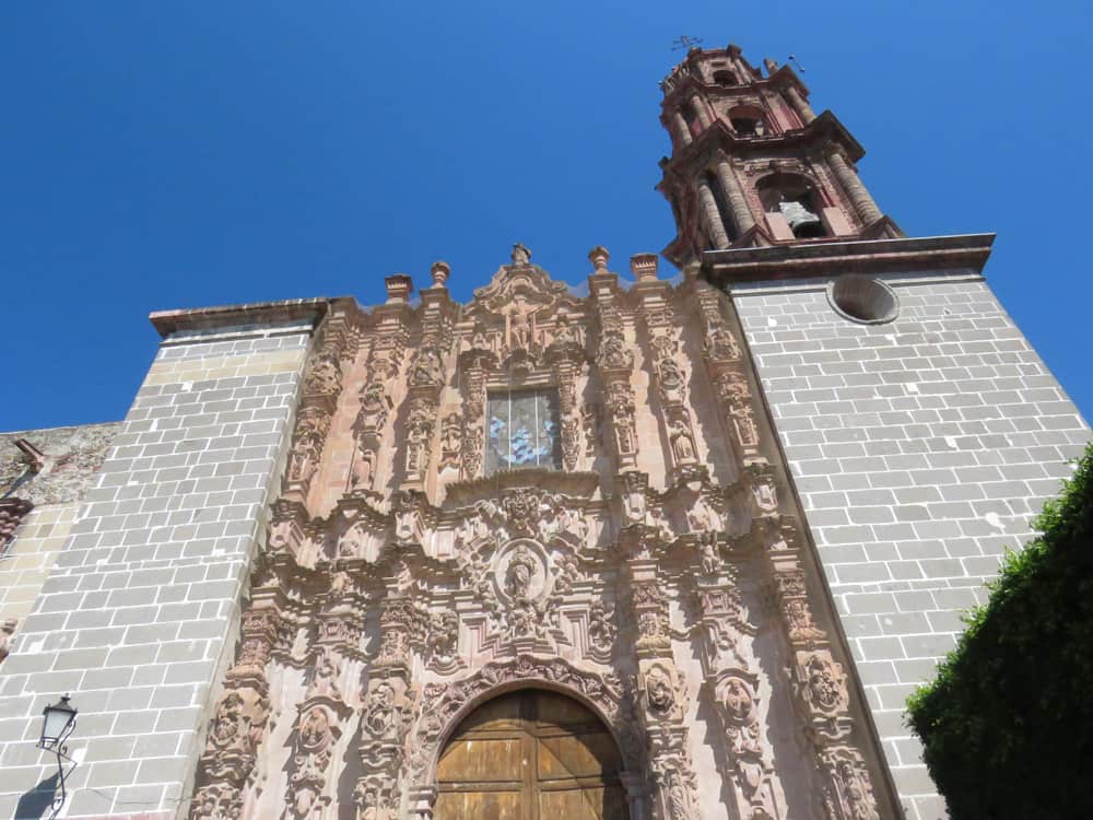 Iglesia de San Francisco facade san miguel de allende