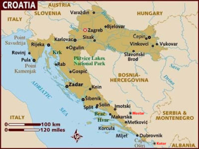 travel between romania and croatia