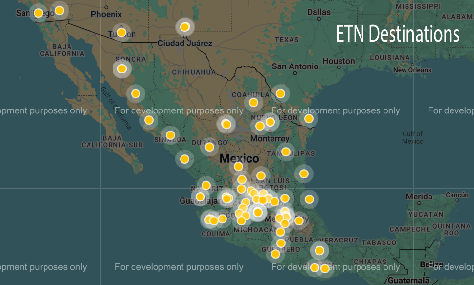 ETN Destinations in Mexico