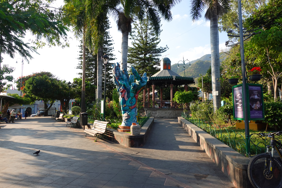 Above: Around Ajijic's main square (Plaza Principal)