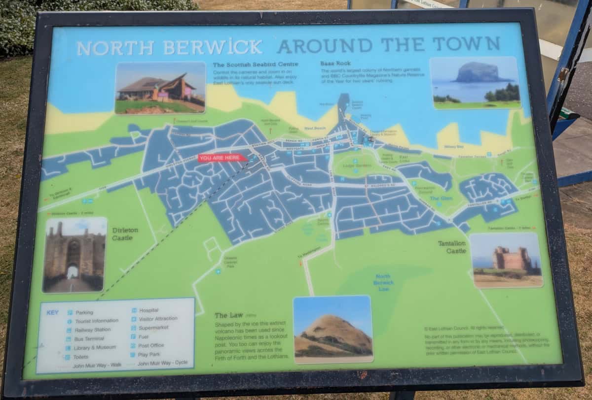 Map of North Berwick